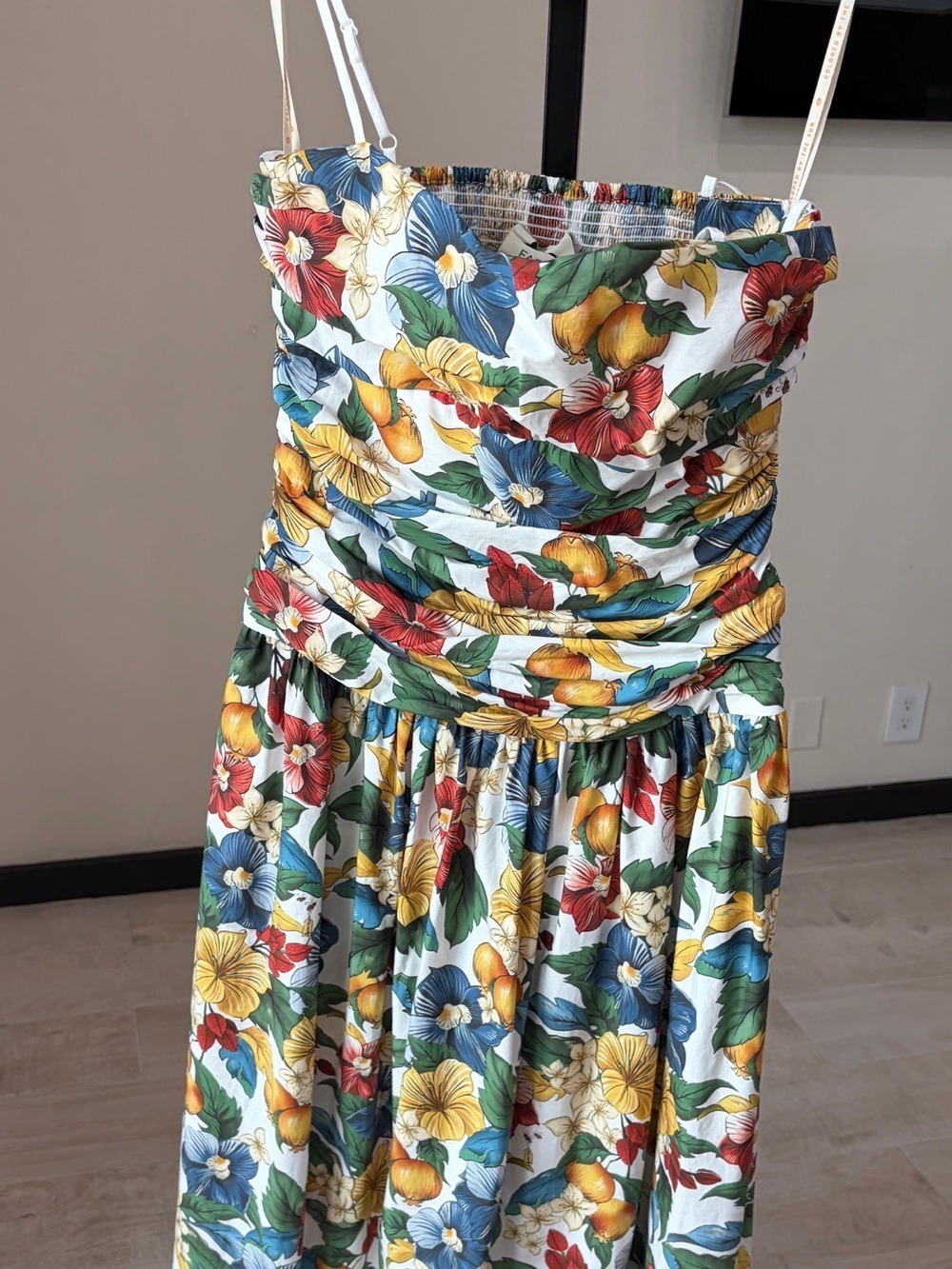 Farm Rio Tropi Ruched Maxi Sundress - Picture 3 of 10